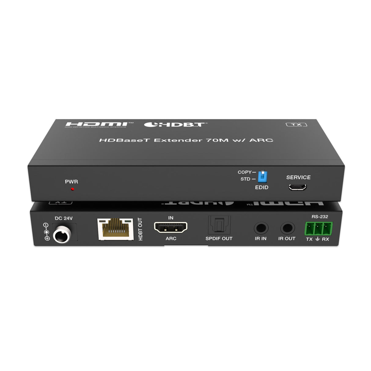HX430 HDMI 2.0 HDBaseT Extender 4K 60Hz ARC 70 m