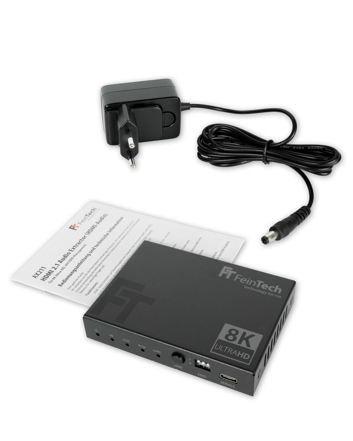 AX211 HDMI 2.1 Audio Extractor (HDMI-Audio) | 4K 120Hz | eARC - FeinTech