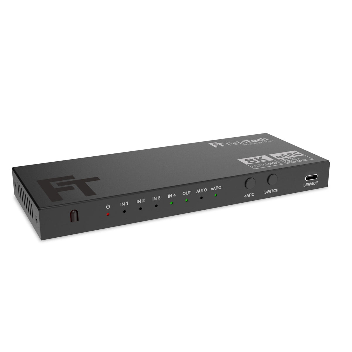 AX340 HDMI 2.1 eARC Pass Switch 4 In 1 Out für eARC-Soundbar | 4K 120Hz | eARC - FeinTech