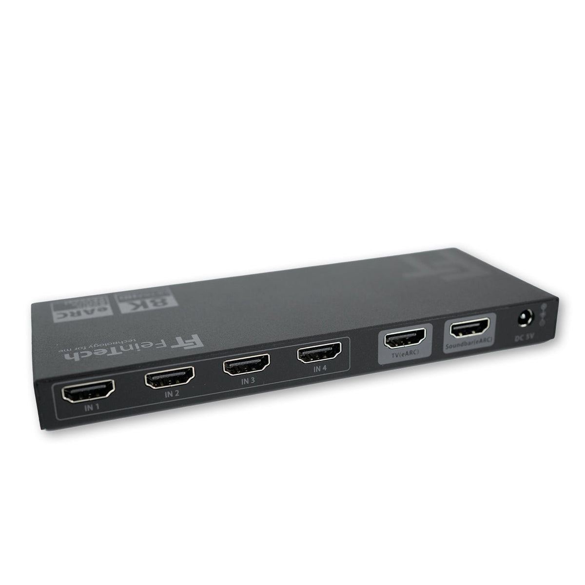 AX340 HDMI 2.1 eARC Pass Switch 4 In 1 Out für eARC-Soundbar | 4K 120Hz | eARC - FeinTech