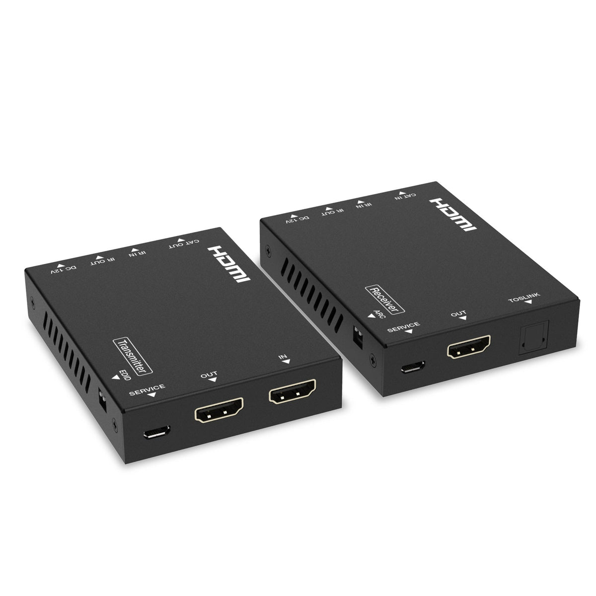 HX230 HDMI 2.0 over Lan Extender | 4K 60Hz | 70 m | Audio-Extractor (Optical) - FeinTech