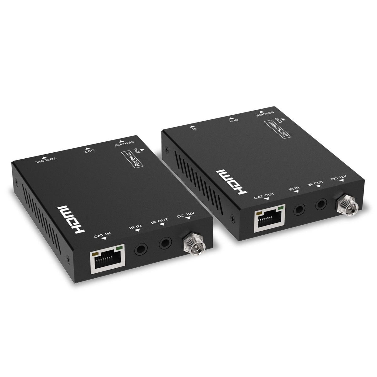 HX230 HDMI 2.0 over Lan Extender | 4K 60Hz | 70 m | Audio-Extractor (Optical) - FeinTech