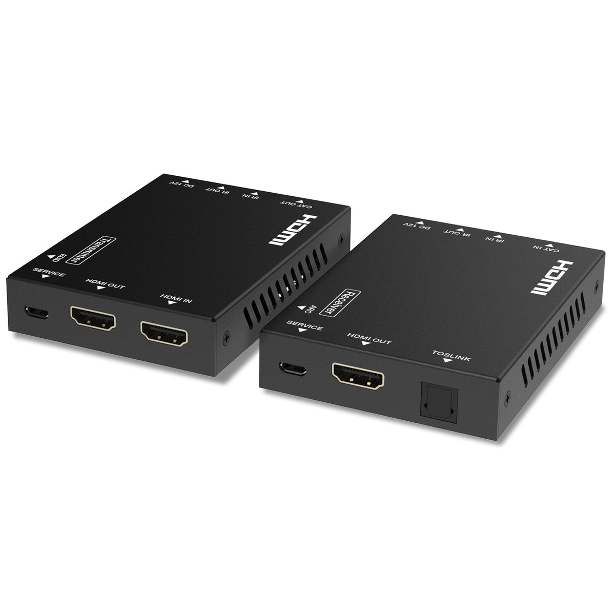 HX230 HDMI 2.0 over Lan Extender | 4K 60Hz | 70 m | Audio-Extractor (Optical) - FeinTech