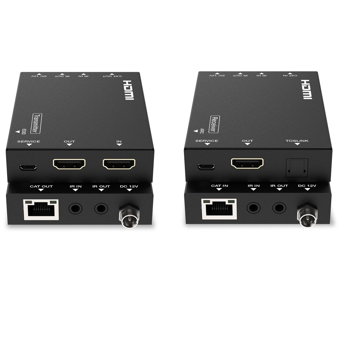 HX230 HDMI 2.0 over Lan Extender | 4K 60Hz | 70 m | Audio-Extractor (Optical) - FeinTech
