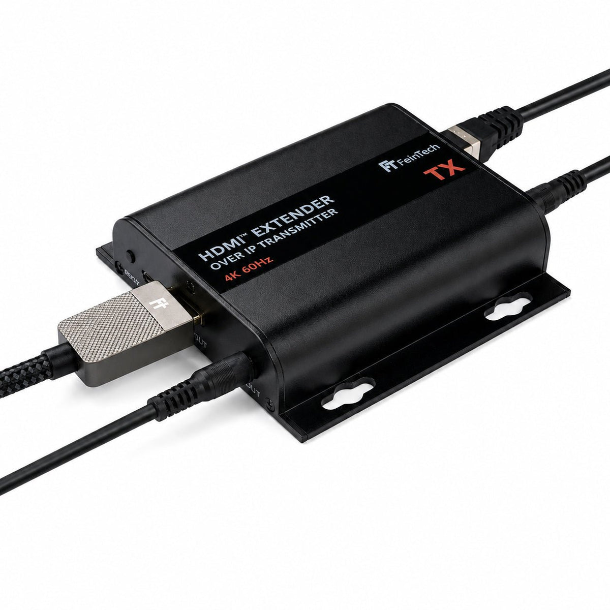 HX530 HDMI over IP Extender Set für 4K 60Hz mit AV-over-IP und bis zu 253 Geräten - FeinTech