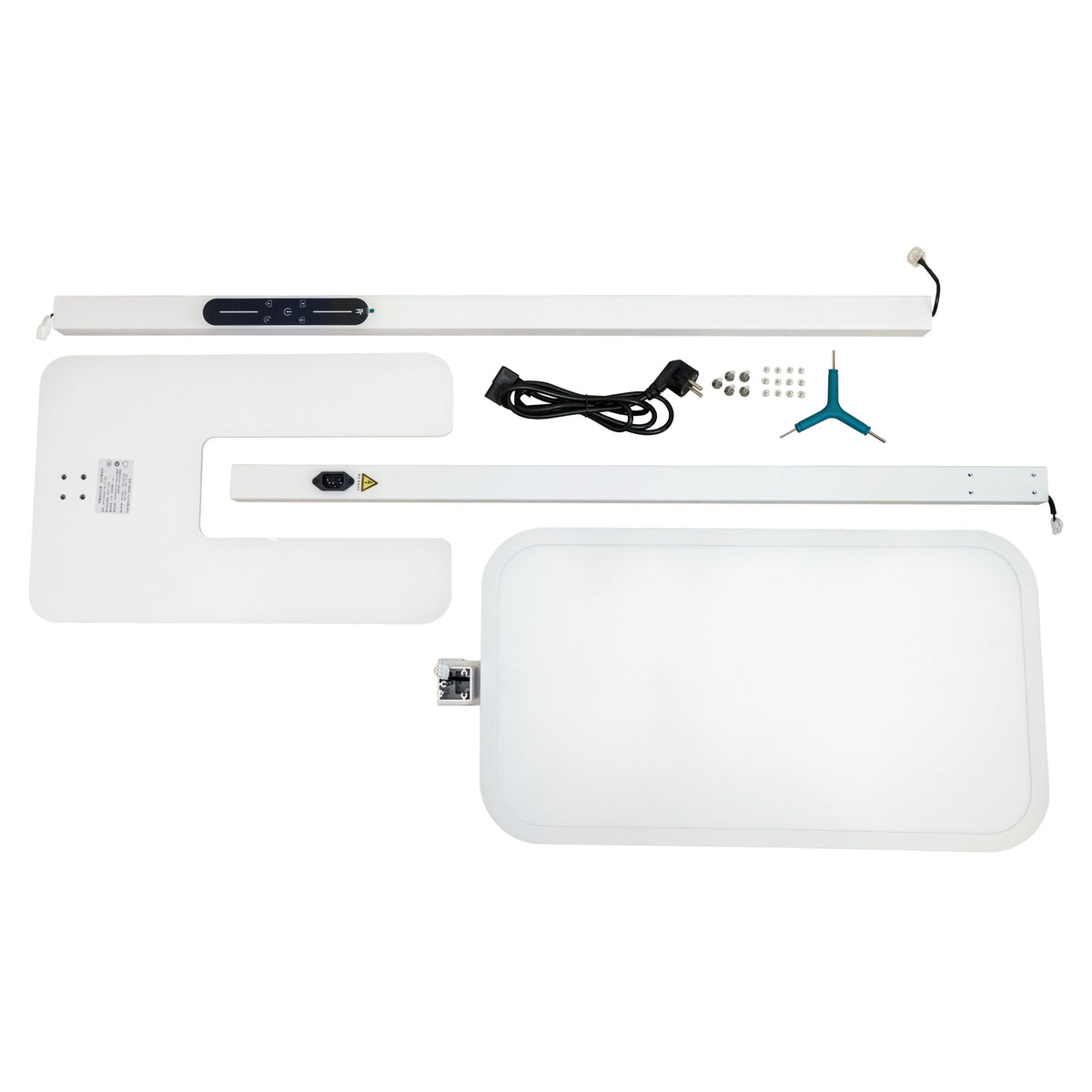 LT920 LED Büro Stehlampe 100W | 40W Down + 60W Up | 8400 Lumen | 4000K - FeinTech