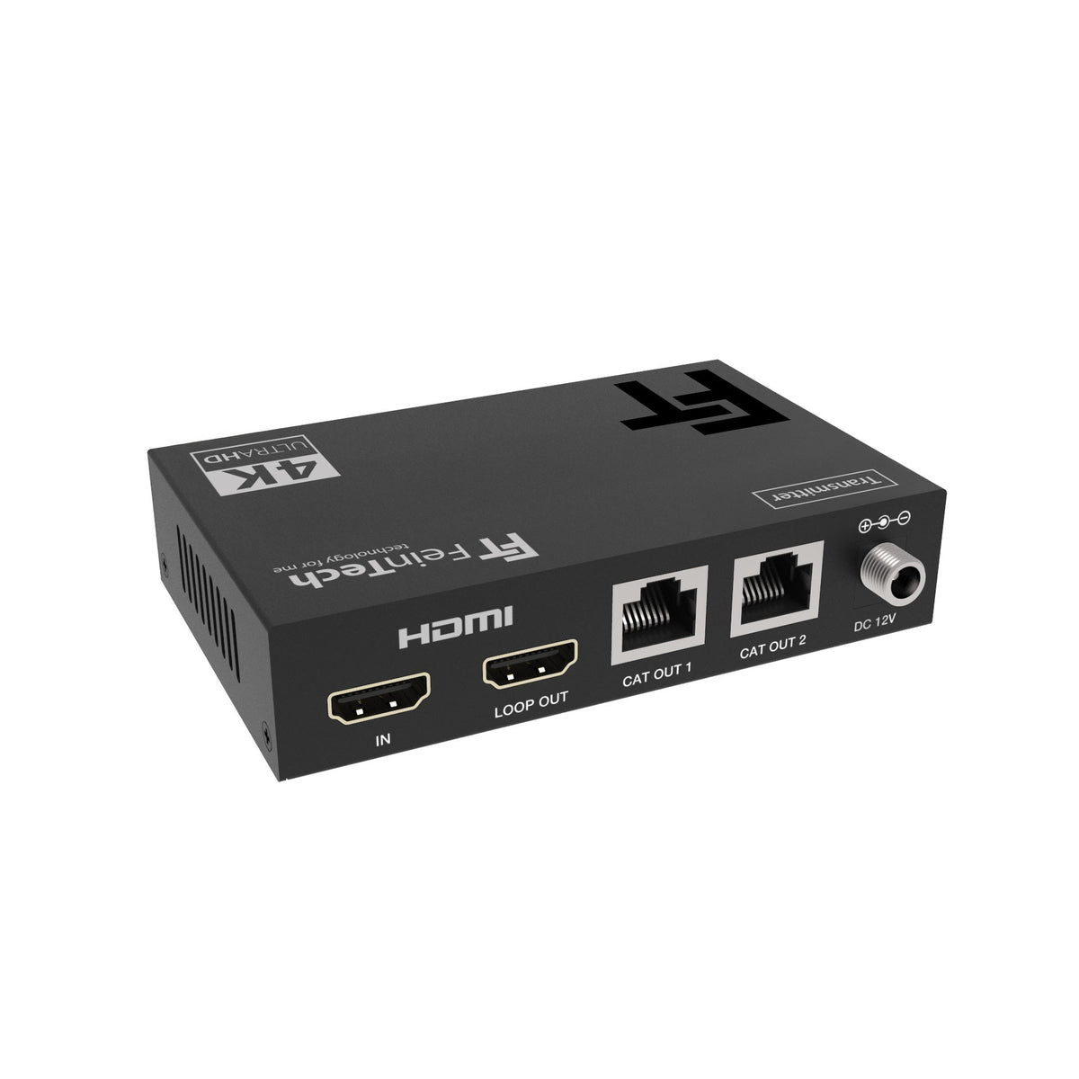 SX230 HDMI 2.0 Splitter 1 In 2 Out over CAT Extender 60m Loop Out 4K 60Hz - FeinTech