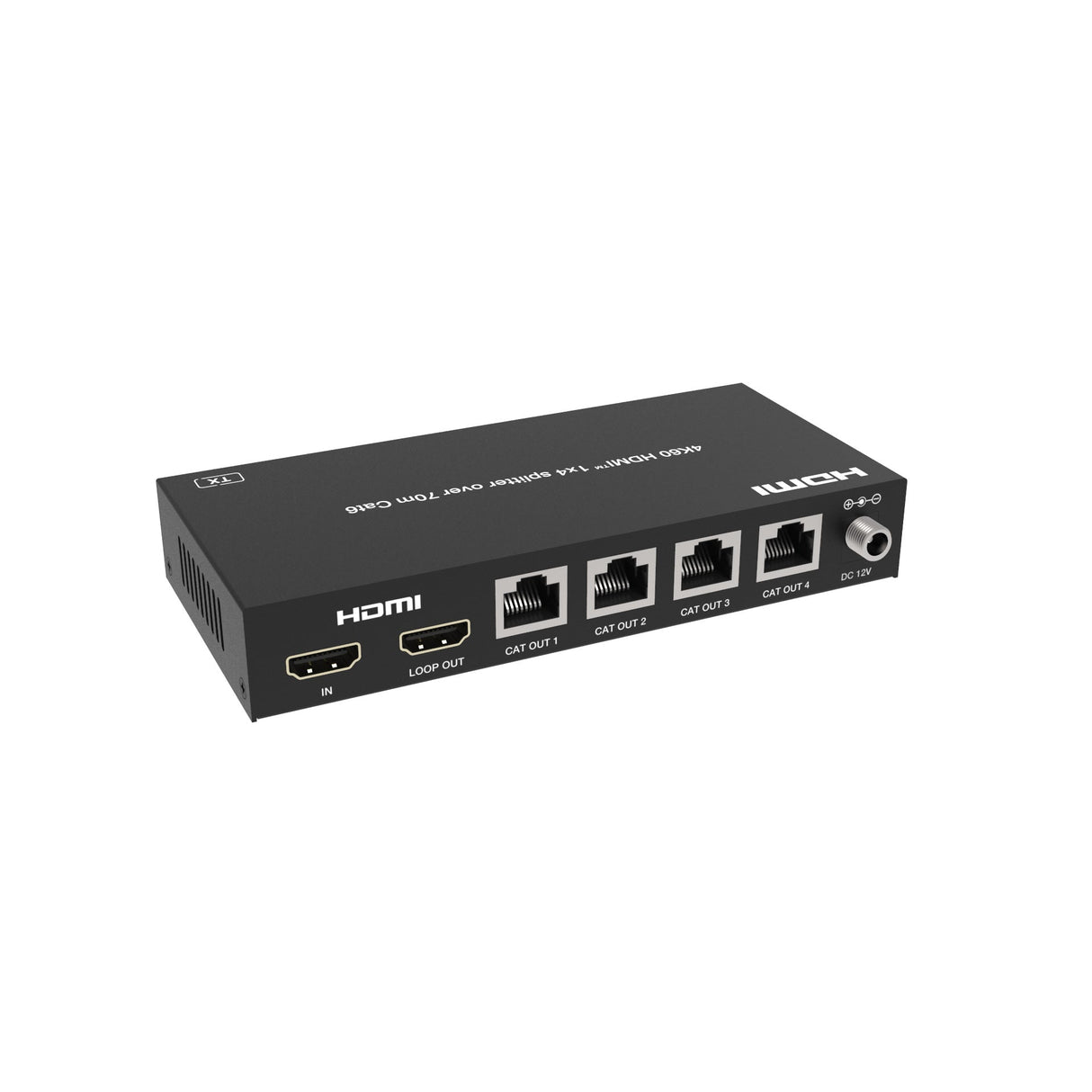 SX430 HDMI 2.0 Splitter 1 In 4 Out over CAT Extender 60m Loop Out 4K 60Hz - FeinTech