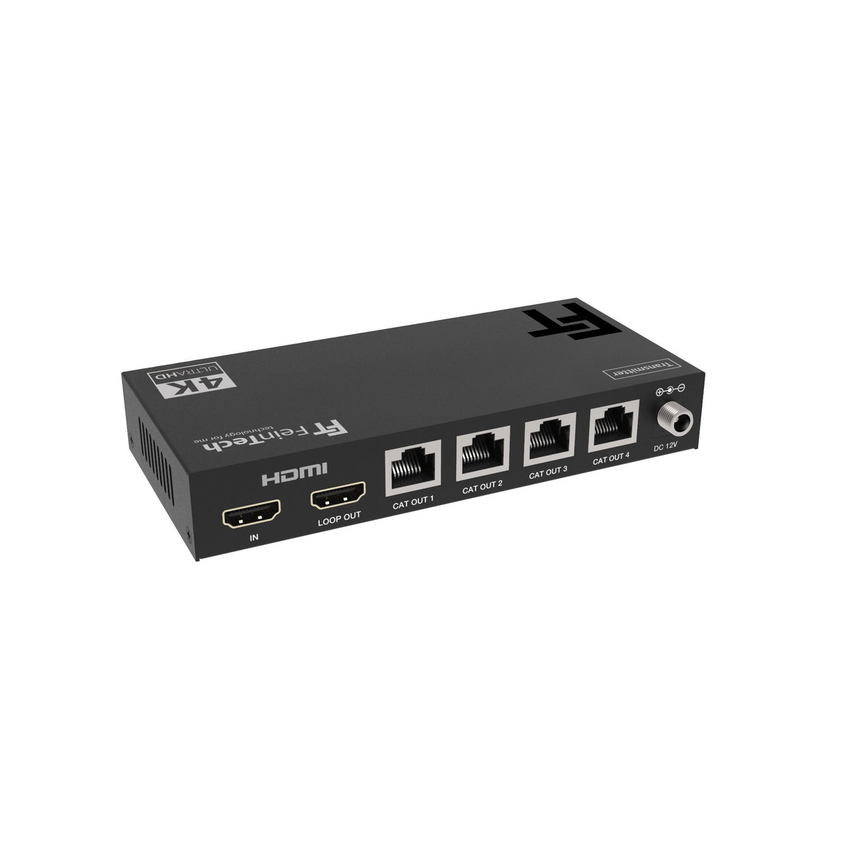 SX430 HDMI 2.0 Splitter 1 In 4 Out over CAT Extender 60m Loop Out 4K 60Hz - FeinTech