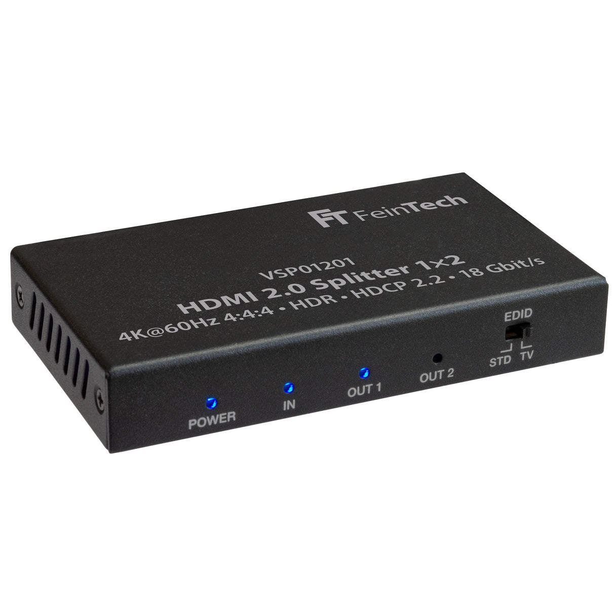 VSP01201 HDMI 2.0 Splitter 1x2 with Downscaler & EDID-Management