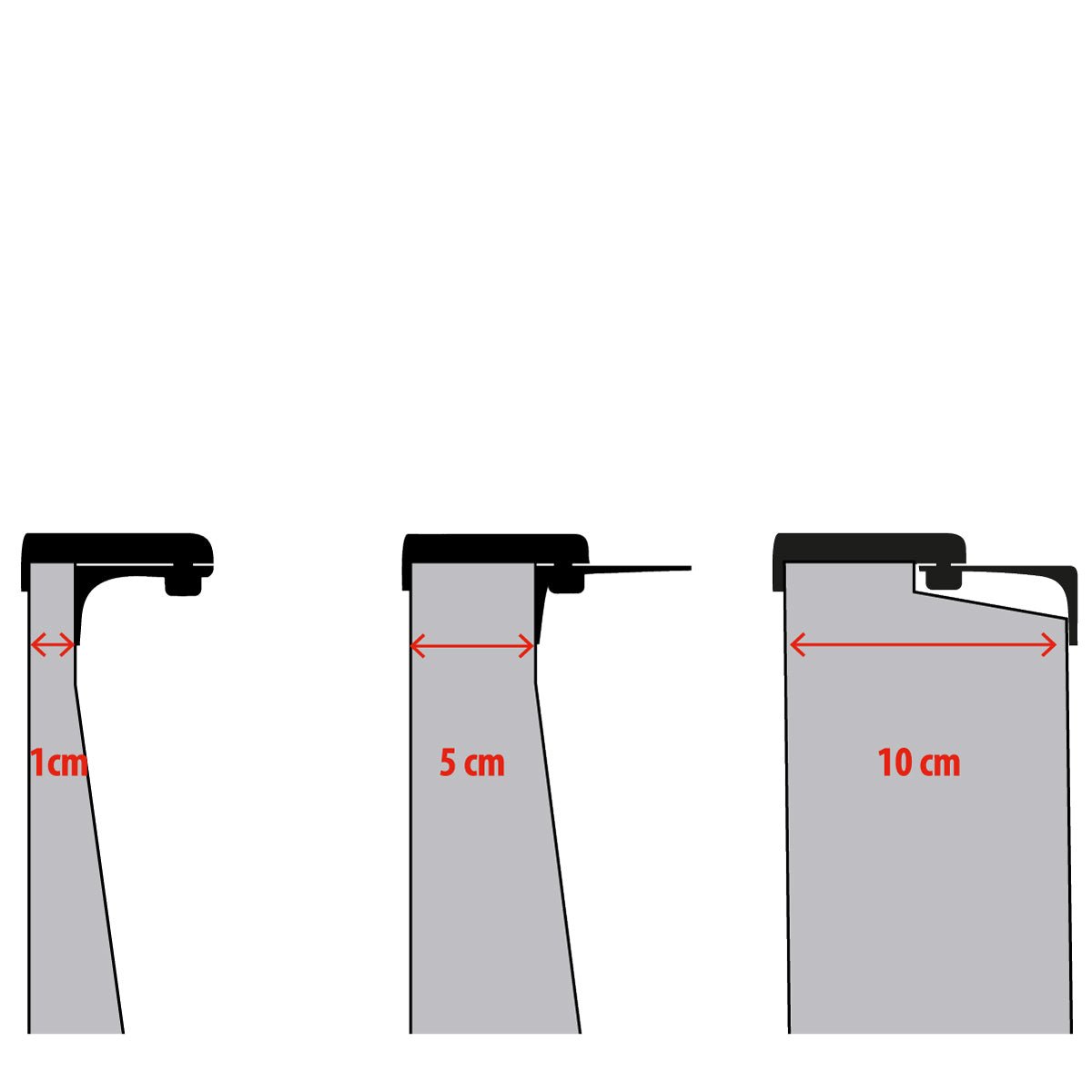 TZA00900 DVB-T2 HD Zimmer-Antenne aktiv mit TV Klemm-Befestigung - FeinTech