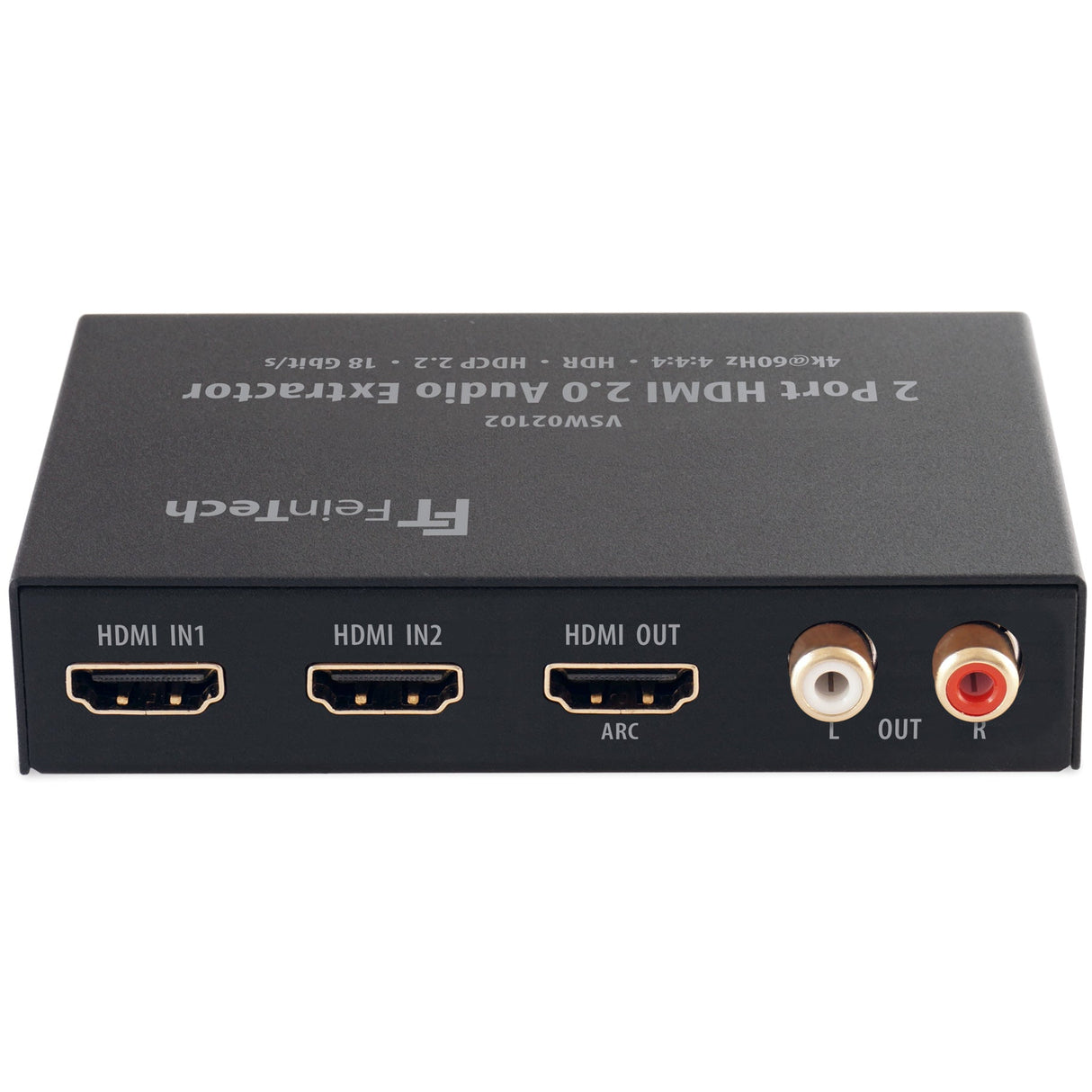 VSW02102 2 Port HDMI 2.0 Audio Extractor - FeinTech