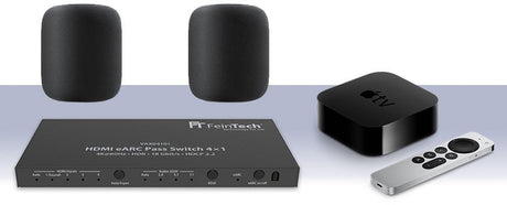 Apple Homepods & Apple TV 4K über HDMI-Switch für Mediaplayer nutzen - FeinTech