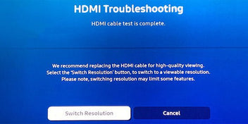 Dropouts during HDMI transmission