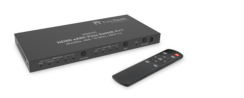 FAQs zum Einsatz des HDMI-Switch mit ARC- bzw. eARC-Pass - FeinTech