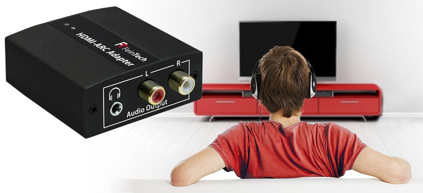 HDMI-ARC Adapter für Kopfhörer und Stereo-Anlagen - FeinTech