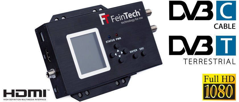 FeinTech VHQ00101 Modulatore HDMI DVB-C DVB-T Full HD 1080p Encoder FeinTech VHQ00101 Modulatore HDMI DVB-C DVB-T Full HD 1080p Encoder