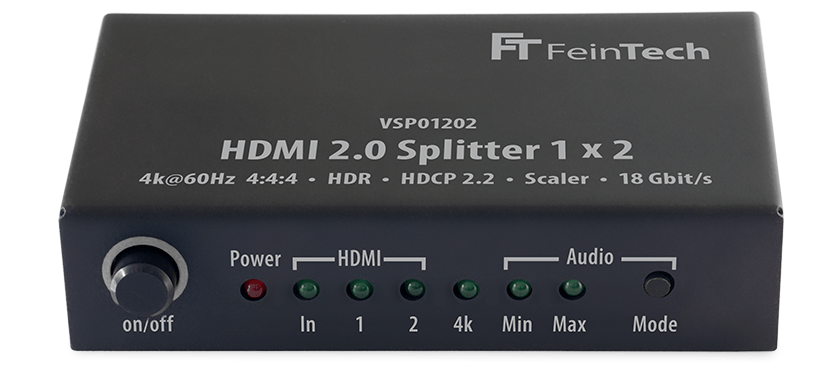 Ultra-HD HDMI-Splitter mit Downscaler - FeinTech