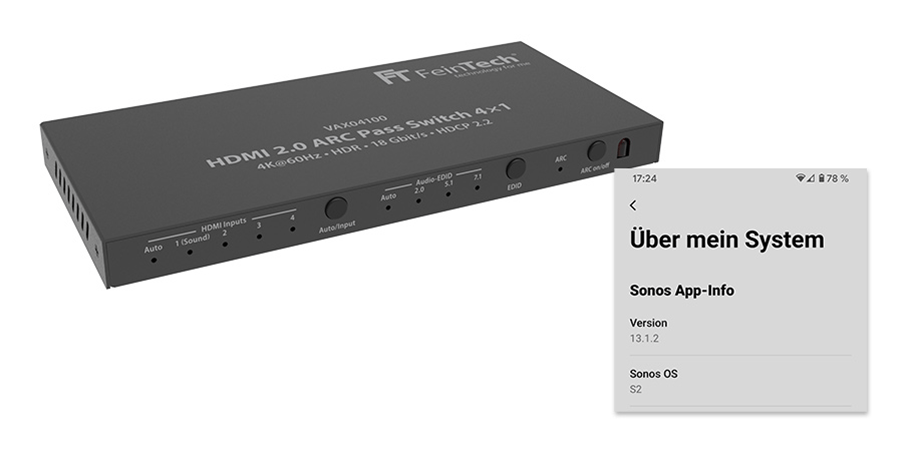 Update für Besitzer von Sonos Arc und VAX04101 / 4100 - FeinTech