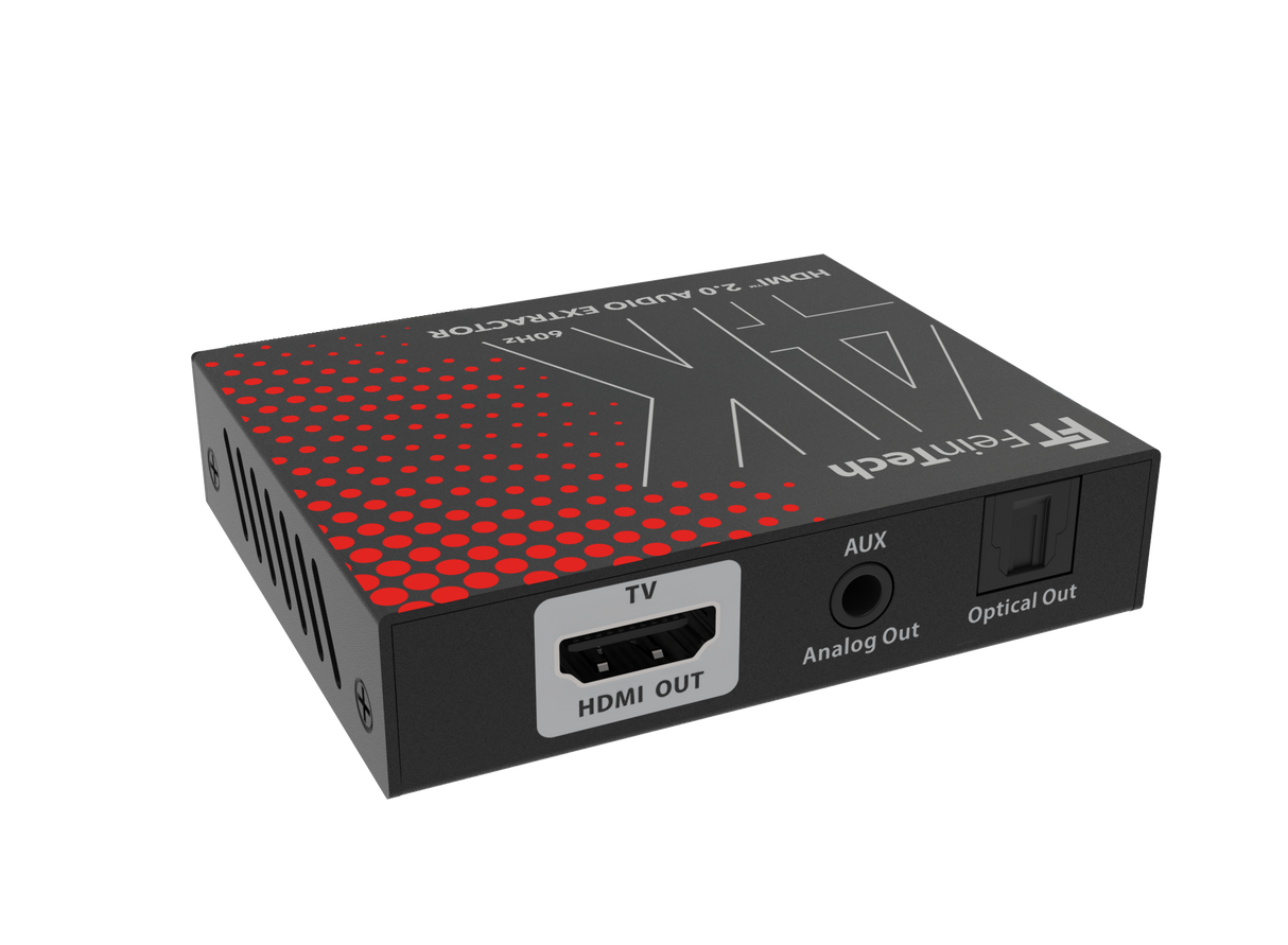 AX200 HDMI 2.0 Audio Extractor (Toslink & Aux) | 4K 60Hz