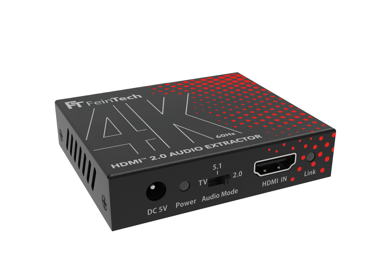 AX200 HDMI 2.0 Audio Extractor (Toslink & Aux) | 4K 60Hz