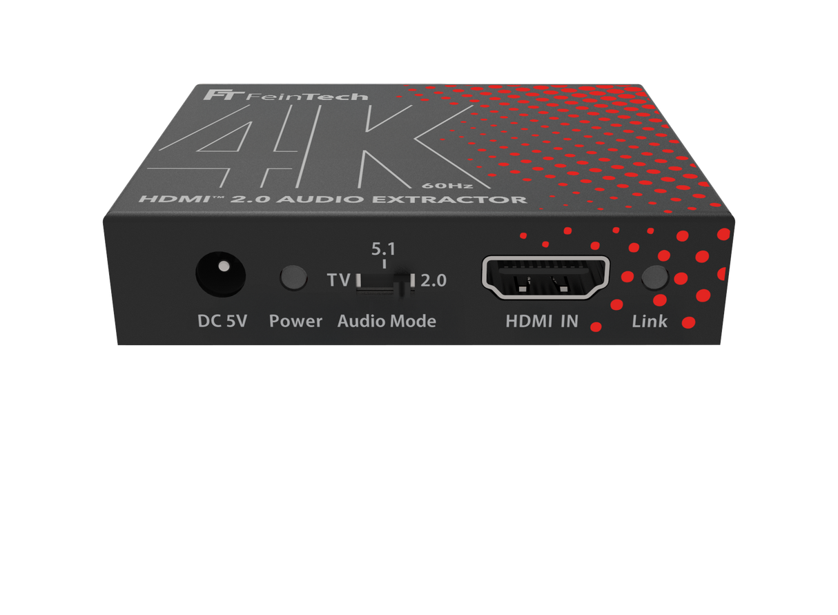 AX200 HDMI 2.0 Audio Extractor (Toslink & Aux) | 4K 60Hz
