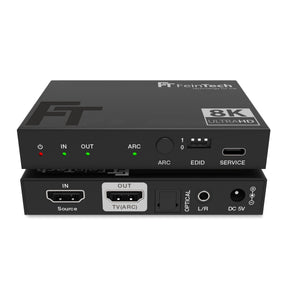 AX210 HDMI 2.1 Audio Extractor (Toslink & Aux) | 4K 120Hz | ARC - FeinTech