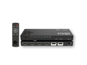 AX340 HDMI 2.1  eARC Pass Switch 4 In 1 Out für eARC-Soundbar | 4K 120Hz | eARC - FeinTech