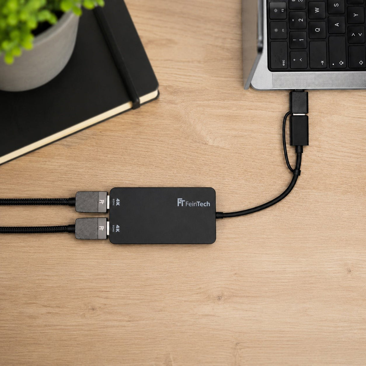 CX210 USB HDMI Adapter 2 Displays 4K 60Hz - FeinTech