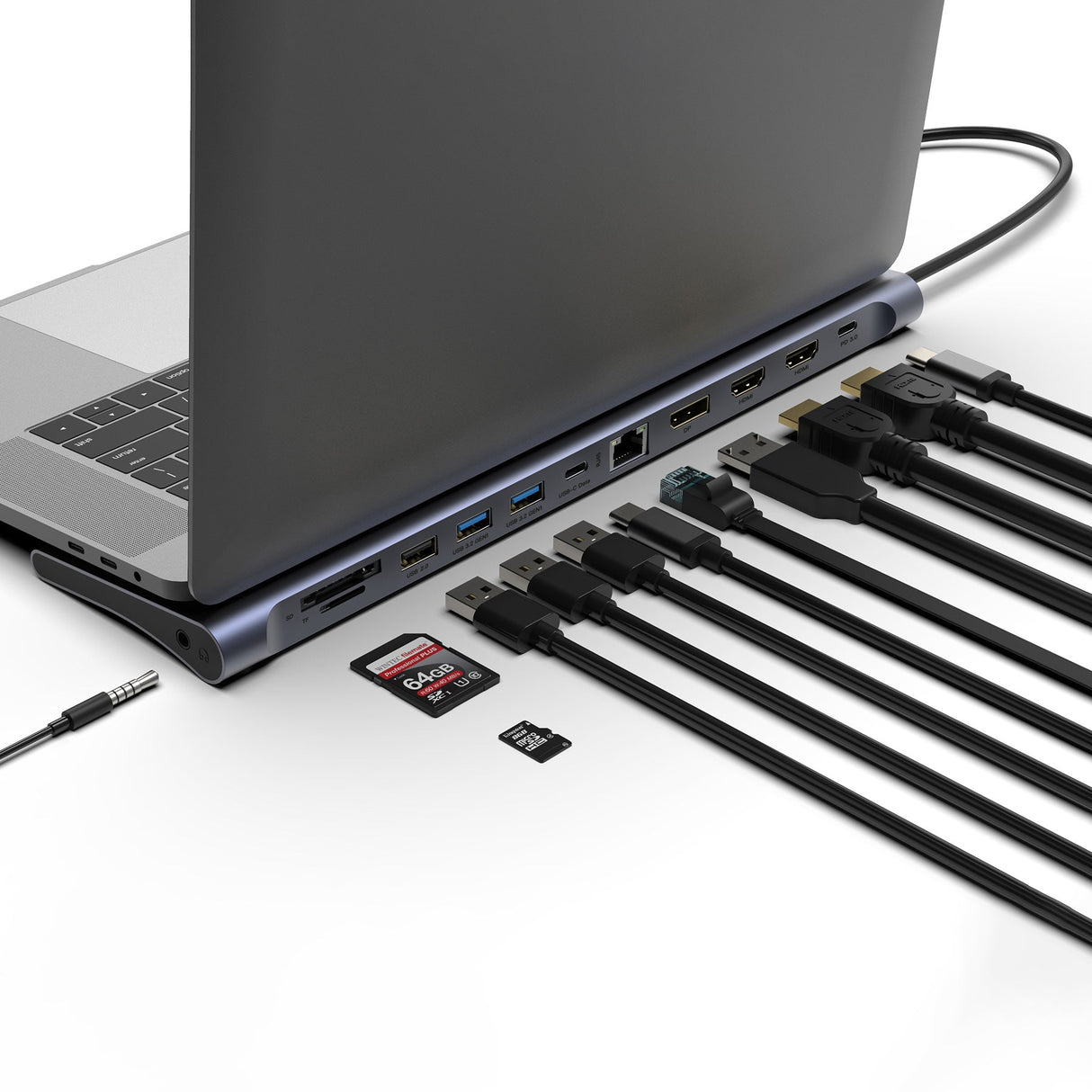 CX300 USB - C Docking Station 12in1 Triple Display - FeinTech