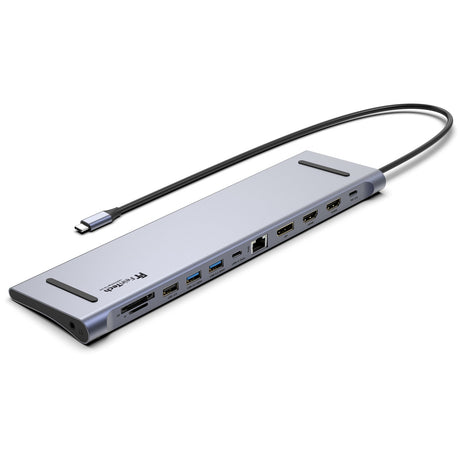 CX301 USB - C Docking Station | 12 in 1 | Triple Display - FeinTech