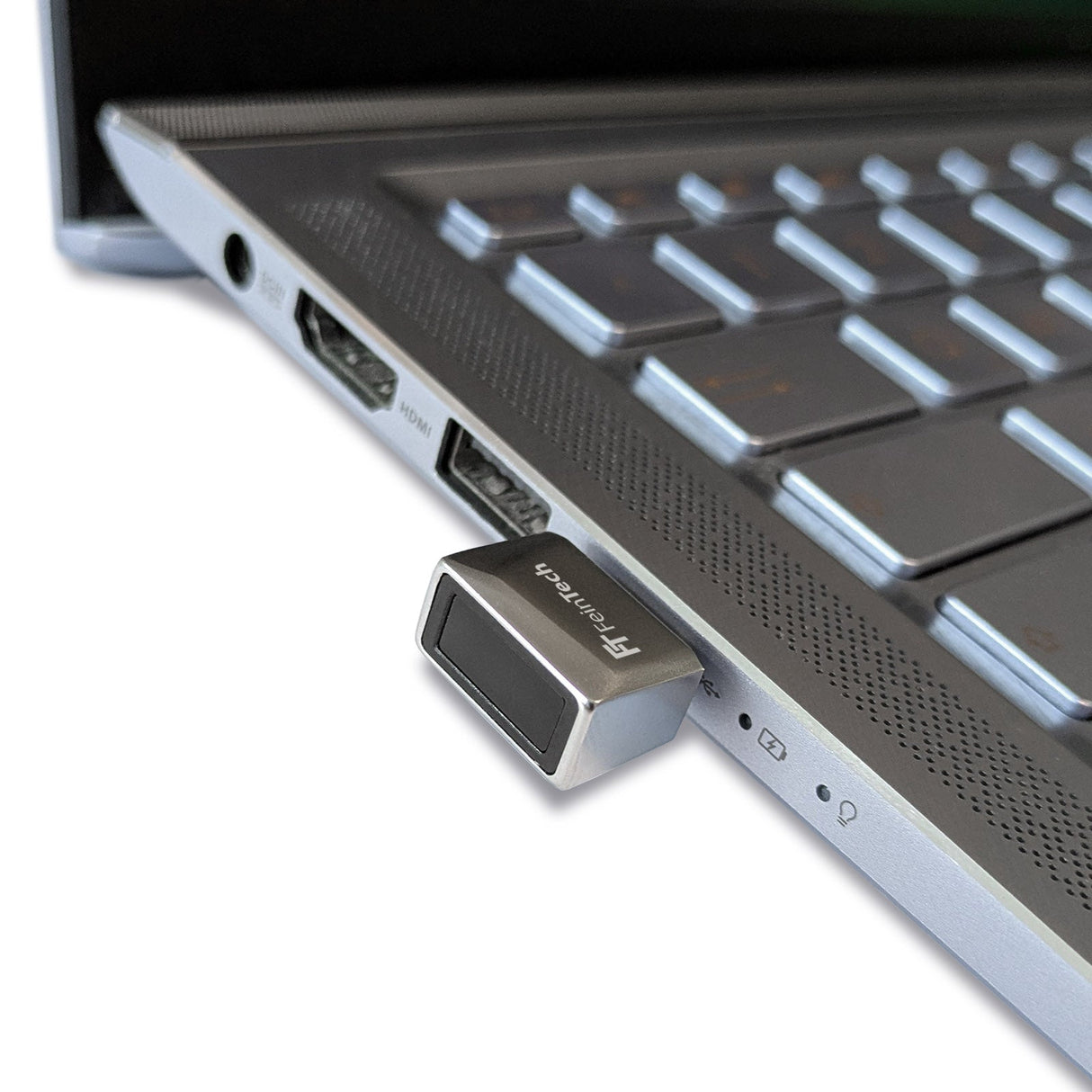 FPS210 USB - C Fingerabdruck - Sensor für Windows Hello | Silber - FeinTech