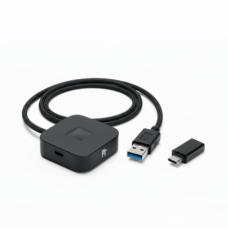 FPS400 Fingerabdruck-Sensor für Windows Hello mit USB 3.0 Hub - FeinTech