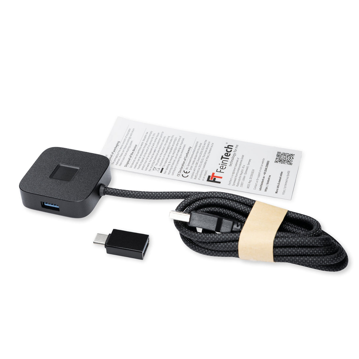 FPS400 USB 3.0 Hub mit Fingerabdruck - Sensor für Windows Hello - FeinTech