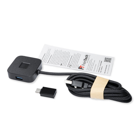 FPS400 Fingerabdruck-Sensor für Windows Hello mit USB 3.0 Hub - FeinTech