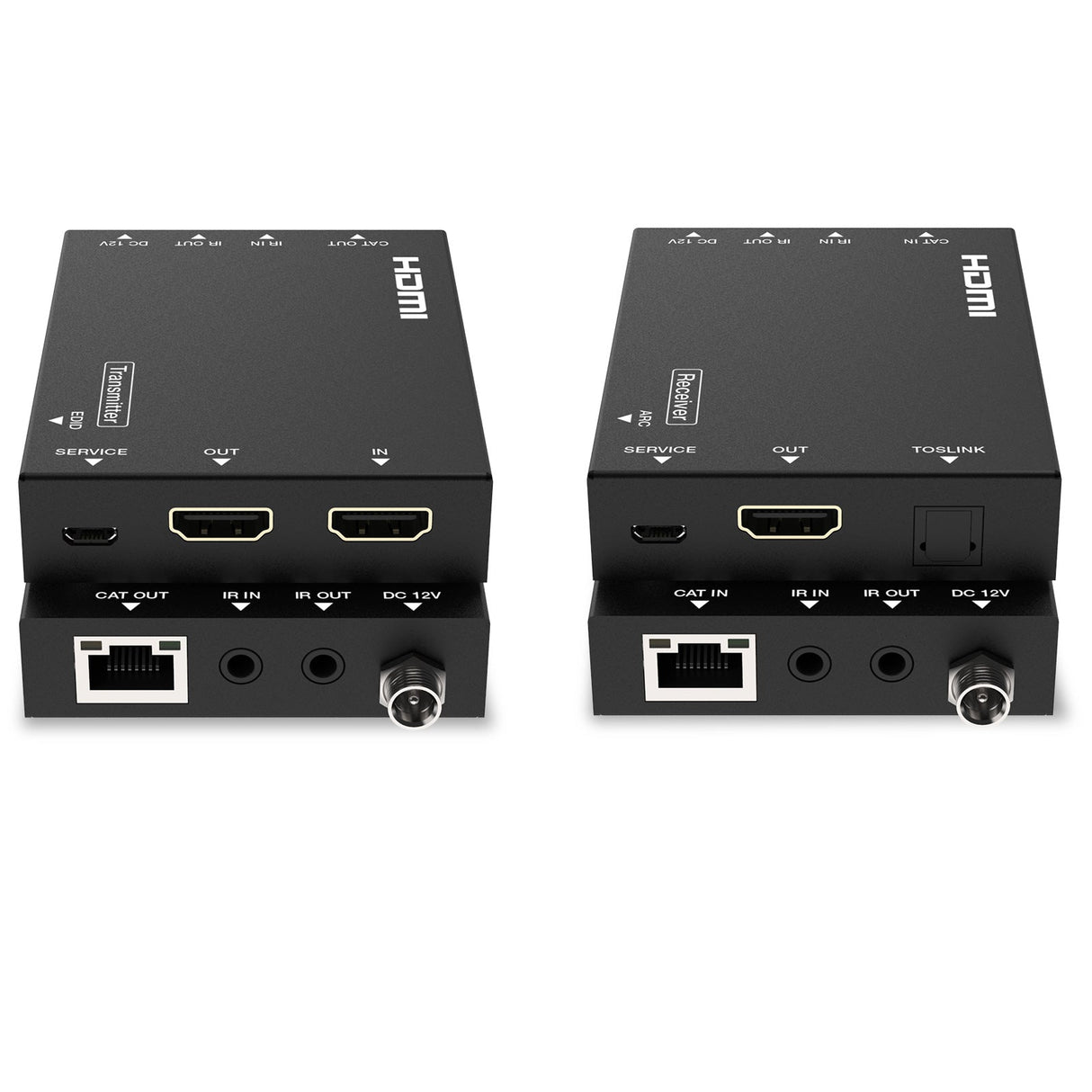 HX230 HDMI 2.0 over Lan Extender | 4K 60Hz | 70 m | Audio - Extractor (Optical) - FeinTech