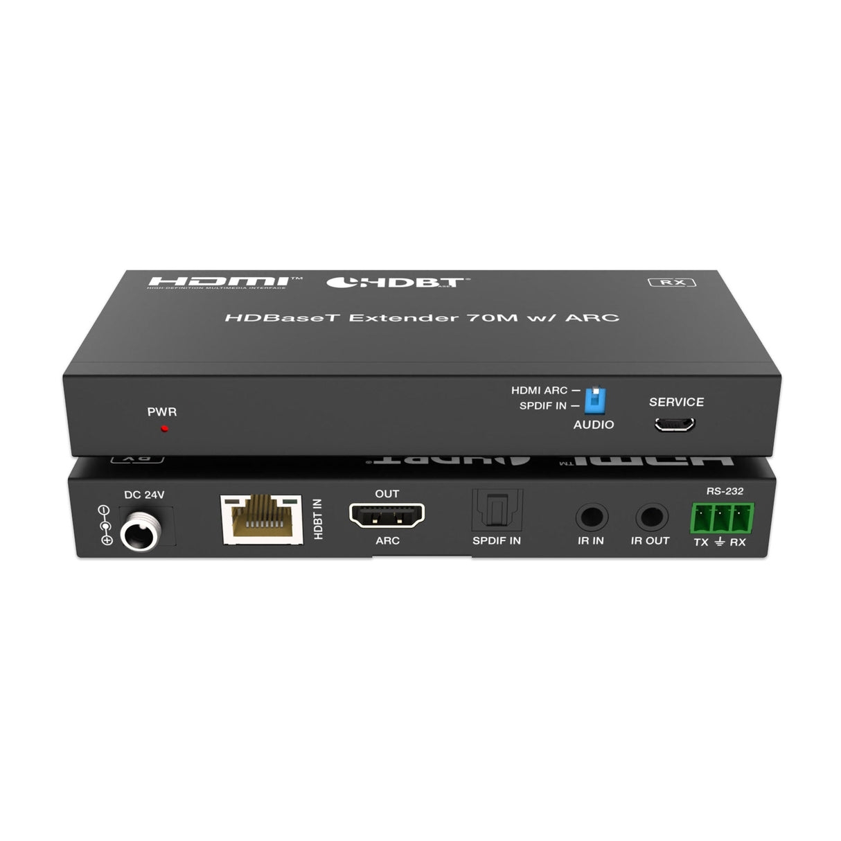 HX430 HDMI 2.0 HDBaseT Extender 4K 60Hz ARC 70 m - FeinTech
