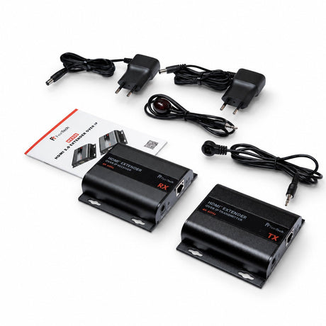 HX530 HDMI over IP Extender Set für 4K 60Hz mit AV-over-IP und bis zu 253 Geräten - FeinTech