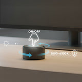 LT751 LED Monitor Lampe mit Lichtsensor und Fernbedienung | kompatibel mit Curved Monitoren - FeinTech