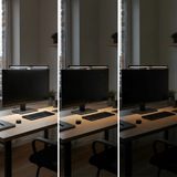 LT751 LED Monitor Lampe mit Lichtsensor und Fernbedienung | kompatibel mit Curved Monitoren - FeinTech