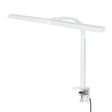 LTL00320E Große LED Schreibtischlampe mit Klemmfuß 80 cm weiß - FeinTech