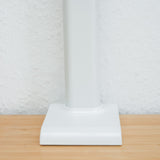 LTL00320E Große LED Schreibtischlampe mit Klemmfuß 80 cm weiß - FeinTech