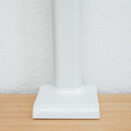 LTL00320E Große LED Schreibtischlampe mit Klemmfuß 80 cm weiß - FeinTech