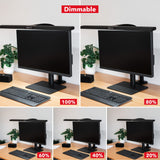 LTL00321E Große LED Schreibtischlampe mit Klemmfuß 80 cm schwarz - FeinTech