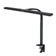 LTL00321E Große LED Schreibtischlampe mit Klemmfuß 80 cm schwarz - FeinTech
