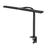 LTL00321E Große LED Schreibtischlampe mit Klemmfuß 80 cm schwarz - FeinTech