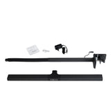 LTL00321E Große LED Schreibtischlampe mit Klemmfuß 80 cm schwarz - FeinTech