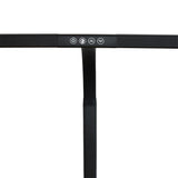 LTL00321E Große LED Schreibtischlampe mit Klemmfuß 80 cm schwarz - FeinTech