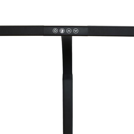 LTL00321E Große LED Schreibtischlampe mit Klemmfuß 80 cm schwarz - FeinTech