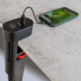 MD833 Steckdosenleiste klemmbar | 3x Steckdosen | 2x USB - A QC 18W | 1x USB - C PD 20W | 3m | Schwarz - FeinTech